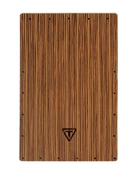 Zebrano Cajon Replacement Front Plate by for