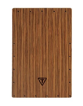 Zebrano Cajon Replacement Front Plate by for