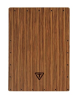 Zebrano Cajon Replacement Front Plate by for