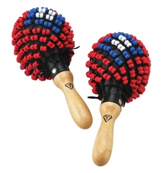 Beaded Maracas by for