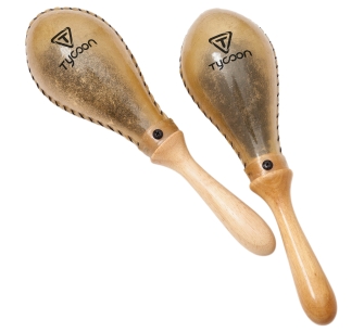 Large Oval Rawhide Maracas by for