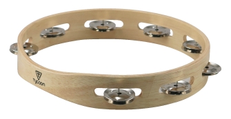 Single Row Wooden Tambourine by for