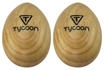 Large Wooden Egg Shakers (Pair) by for