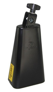 6.5 inch. Black Powder Coated Cowbell by for