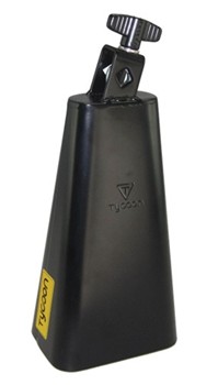 8 inch. Black Powder Coated Cowbell by for
