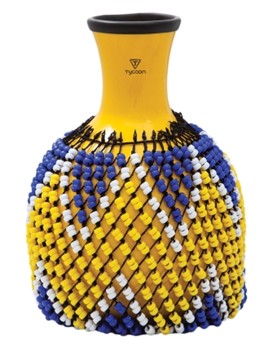 Yellow Fiberglass Shekere by for