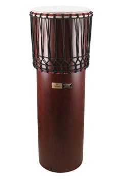 Dark Wood Ngoma Drum by for