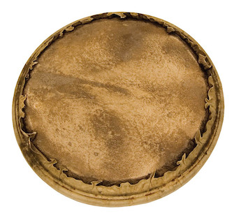 Natural Unbleached Goatskin Djembe Head by for