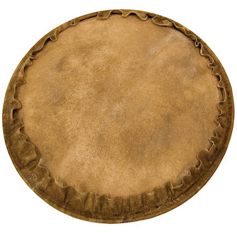 Natural Unbleached Goatskin Djembe Head by for