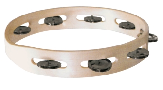 Single Row Wooden Tambourine by for