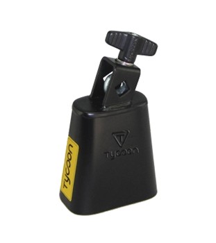 3.5 inch. Black Powder Coated Cowbell by for