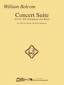 Concert Suite by Bolcom WIlliam for Alto Saxophone S
