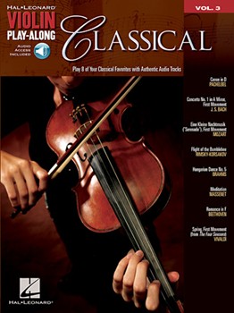 Classical Play-Along Vol 3 for Violin w/online audio