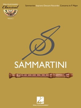 Concerto In F Major by Sammartini Giuseppe - Classical Play-along - for Soprano Recorder