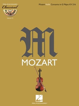 Concerto In G Major Kv216 by Mozart Wolfgang Amadeus for Violin w/c