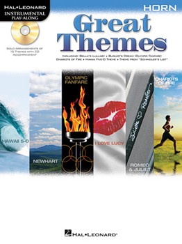Great Themes w/play-along cd [f horn]