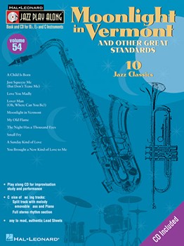 Moonlight In Vermont by Moonlight In Vermont Various for Jazz Play- (Vol 54 Jazz Play Al)