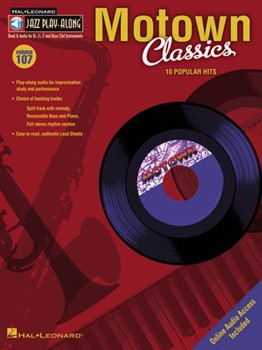 Motown Classics 10 Popular Hits by Motown Classics for Book w/ Audio (Vol 107 Jazz Play Al)