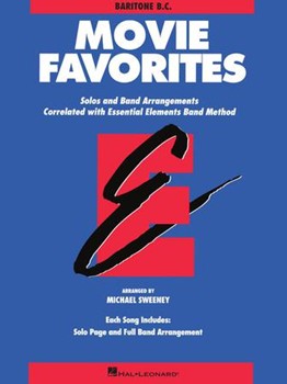 Hal Leonard Various Sweeney  Essential Elements Movie Favorites - Baritone Bass Clef