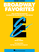 Hal Leonard Various Sweeney  Essential Elements Broadway Favorites - Baritone Saxophone