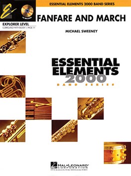 Fanfare And March w/online audio [concert band] Sweeney SCORE/PTS