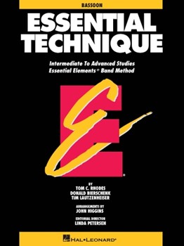 Essential Technique Old Edition by Rhodes Bierschenk and Lautzenheiser for Bassoon