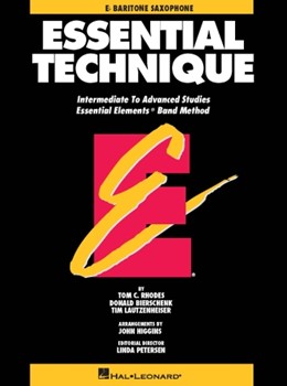 Essential Technique Old Edition by Rhodes Bierschenk and Lautzenheiser for Baritone Saxophone