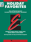 Essential Elements Holiday Favorites Eb Alto Saxophone Book with Online Audio