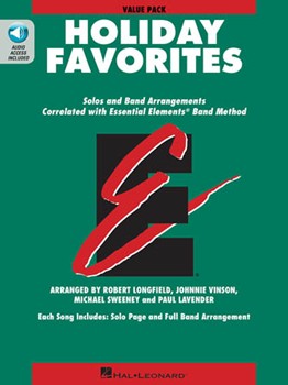 Essential Elements Holiday Favorites by - Longfield Robert - for Value Pak (37 Student Books + Conductor)