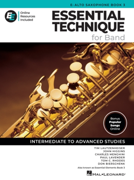 Essential Technique for Band - Eb Alto Sax Book 3