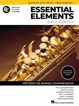 Essential Elements for Band - Alto Saxophone Book 1 with Online Resources - Spanish Edition