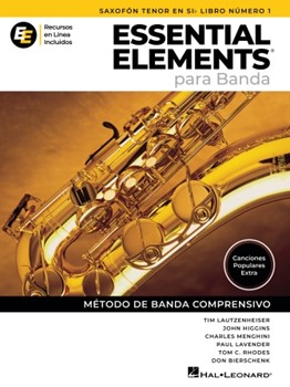 Essential Elements for Band - Tenor Saxophone Book 1 with Online Resources - Spanish Edition