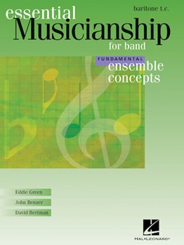 Essential Musicianship For Band by Fundamental Level - Green Benzer and Bertman - for Euphonium Treble Clef