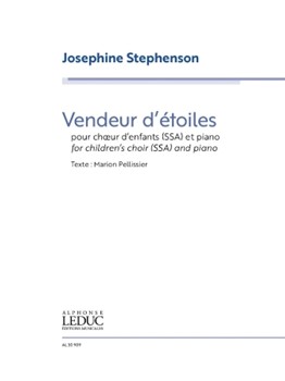 Vendeur d'etoiles - for Children's Voices (SSA) and Piano