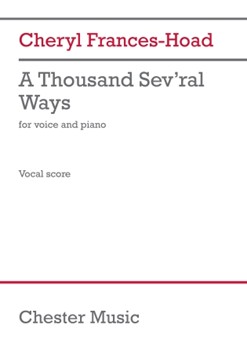 A Thousand Sev'ral Ways - for Soprano and Piano