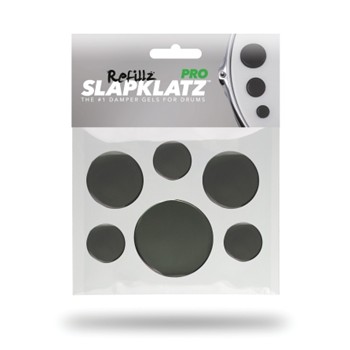 SlapKlatz Pro Refillz - 12 Black Gel Pads No Case
