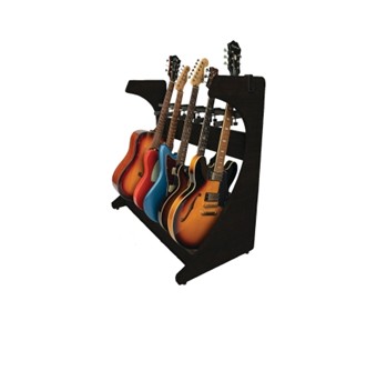 Frameworks Elite Series Guitar & Instrument Case Combo Rack - Standard Black Finish