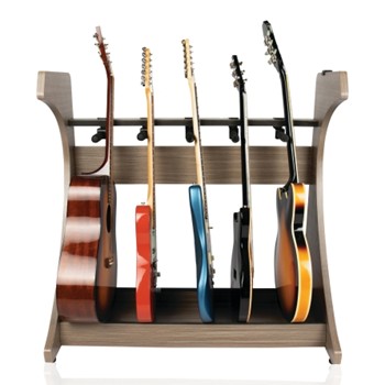 Frameworks Elite Series Guitar & Instrument Case Combo Rack - Driftwood Grey Finish