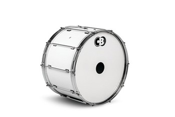 Tournament Series 24 inch. Marching Bass Drum 10 Lug with Strap and Mallet