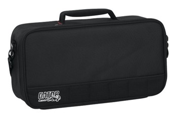 Black Aluminum Pedal Board; Small with Carry Bag