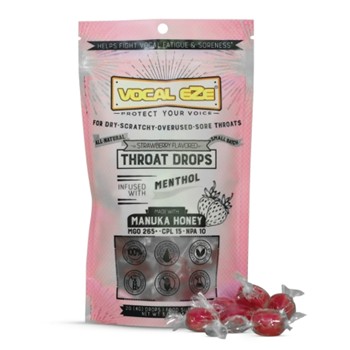 Vocal Eze Strawberry Drops (20 Pieces)