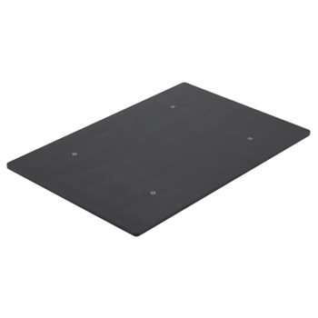 Rack Mounting Table Top 35.5 inch.x23.5 inch. - Black Textured with 4 Receivers