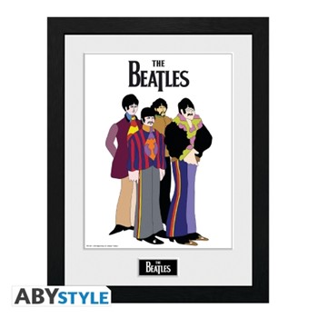 The Beatles - Yellow Submarine Group Framed Poster - 12 inch. x 16 inch.