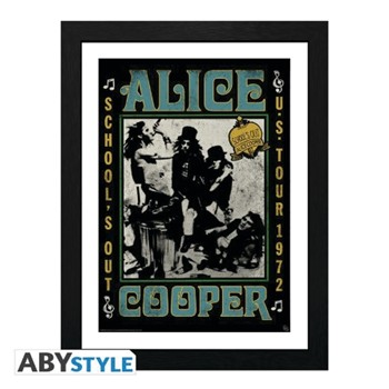 Alice Cooper - School's Out Tour Framed Print - 12 inch. x 16 inch.