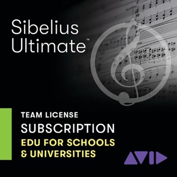 Sibelius | Ultimate Team 1-Year Subscription New License, Education Pricing