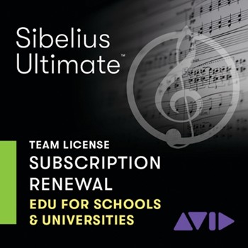 Sibelius | Ultimate Team 1-Year Subscription Renewal, Education