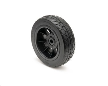 10 x 3 inch. Black R-Trac Rear Wheel Pack with Offset Hub - for Rock-N-Roller Carts