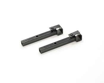 Bracket Set for Securing the MultiCart RSH10 Carpeted Shelf to the Handles of Compatible Carts - for Rock-N-Roller Carts