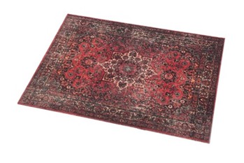 Vintage Persian Pedal & Amp 2.62' X 1.96' - Original Red