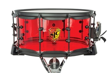 Josh Dun Torch 6.5x14 Snare - Red Acryllic Shell